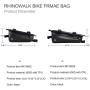 Rhinowalk Bike Bag Bike Frame Bag Waterproof Bike Triangle Bag Bicycle Pouch Under Tube Bag Professional Cycling Accessories