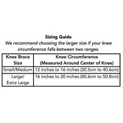 Amazon Brand - Solimo Elastic Knee Stabilizer, Large/Extra Large