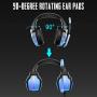 Gaming Headset PS4, Deep Bass Surround Sound Stereo Xbox One Headset, Beexcellent Gaming Headset with Microphone, LED Light & Noise Isolation, PS4 Gamer Headset Compatible with PC, PS4, Xbox One