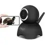 TOOGE WiFi Dog Pet Camera Wireless Security Camera FHD Home Security Indoor Camera with Night Vision 2-Way Audio Motion Detection (Black)
