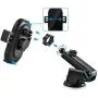 【2020 Version】 Wireless car Charger Mount 10W Qi Fast Charging Auto Clamping Car Mount Phone Holder Compatible iPhone 11 Pro Max/11 Pro/11/XS MAX/XS/XR/X/8P/8 Samsung S10+/ S10/S9+/S9/S8+/S8 (Silver)