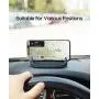 Solpuo Car Cell Phone Holder, Silicone Car Phone Mount for Various Dashboards, Anti-Slip Car Mount for iPhone, Samsung, Android Smartphones, and Other, Black