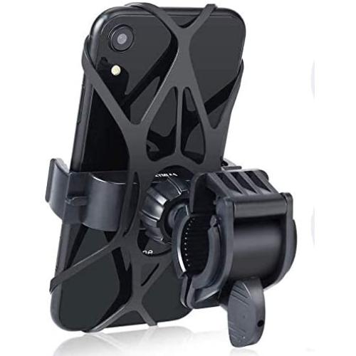 Rule Bike Phone Mount Anti Shake and Stable Cradle Clamp with 360° Rotation Bicycle Phone Mount/Bike Accessories/Bike Phone Holder for iPhone Android GPS Other Devices Between 3.5 to 6.5 inches