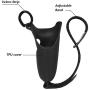 COOLWUFAN Touch Controller Grip Cover for Oculus Quest/Oculus Rift S Protective Sleeve Handle Case Shell Accessories with Adjustable Wrist Strap/Sweat-Proof/Non-Slip (Black)