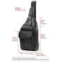 Mens Sling Bag Genuine Leather Chest Shoulder Backpack Cross Body Purse for Men And Women