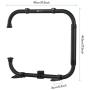 FeiyuTech AK Series Dual Handle Grip Set with 1/4 & 3/8 Inch Screw Hole Hot Shoe Mount Carbon Fiber for FeiyuTech AK Series AK2000 AK4000 Stabilizer Gimbal