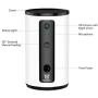 WOpet Smart Pet Camera:Dog Treat Dispenser, Full HD WiFi Pet Camera with Night Vision for Pet Viewing,Two Way Audio Communication Designed for Dogs and Cats,Monitor Your Pet Remotely