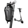 Linjin Scooter Storage Bag, Electric Scooter Front Hanging Bag,Hard Shell Waterproof Scooter Storage Bag for Kick Scooters Folding Bike
