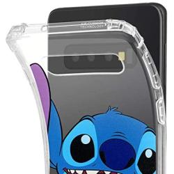 Lupct for Samsung S10 Case, Soft TPU Protective Shockproof Cartoon Cute Mobile Phone Heart Stitch Fashion Design Cover Skin Slim Fit Funny Fun Ultra-Thin Bumper Clear Shell for Samsung Galaxy S10