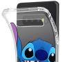 Lupct for Samsung S10 Case, Soft TPU Protective Shockproof Cartoon Cute Mobile Phone Heart Stitch Fashion Design Cover Skin Slim Fit Funny Fun Ultra-Thin Bumper Clear Shell for Samsung Galaxy S10