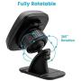 Magnetic Car Phone Mount, APPS2Car Stick On Dashboard Universal Magnetic Car Phone Mount Holder for Cell Phones with Strongest VHB Adhesive, Magnet Phone Holder for Car
