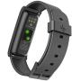 MYKRONOZ ZeFit4 HR Fitness Activity Tracker with Heart Rate Monitoring, Color Touchscreen & Smart Notifications - Black/Black
