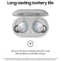 Samsung Galaxy Buds, Bluetooth True Wireless Earbuds (Wireless Charging Case Included), Silver & Wireless Charger Duo Pad, Fast Charge 2.0 - Black