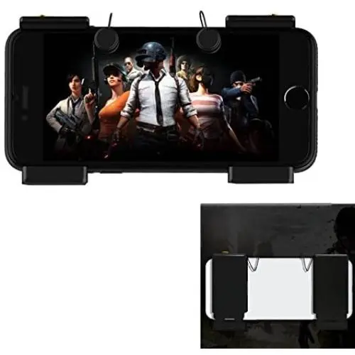 XBERSTAR 1 Pair Smart Mobile Game Fire Button Aim Key Phone Gaming Trigger Joystick L1R1 Shooter Controller PUBG Rules of Survival V X XBERSTAR 1 Pair Smart Mobile Game Fire Button Aim Key Phone Gaming Trigger Joystick L1R1 Shooter Controller PUBG Rules of Survival V X