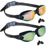 EverSport Swim Goggles Pack of 2 Swimming Goggles Anti Fog for Adult Men Women Youth Kids