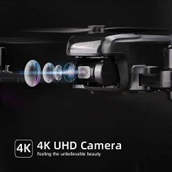 Ruko U11 GPS Drone with Camera, 4K UHD FPV Quadcopter Drones for Adults with Auto Return Home, Follow Me, Tap Fly, 20 Mins Flight Time, Easy to Use for Beginner (2 Batteries and Carrying Case) - Black