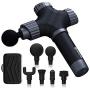 PERFORMANCE GURU Electric Massage Gun Professional Handheld Percussion Massager for Full Body Muscle Recovery and Quiet 35-50dB(A2-Gray)