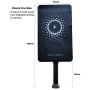 Super-Fast 1300mA Type C Qi Wireless Charging Receiver and Adapter for Google Pixel, Samsung Galaxy, LG, HTC, Motorola, Nokia, Sony, Sharp, Asus and Other USB C Universal Android Phones