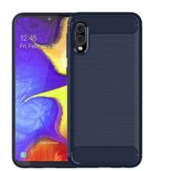 Muokctm Samsung Galaxy A10E Case, with Tempered Glass Screen Protector, Slim Soft TPU Protective Rubber Bumper Case Cover for Samsung Galaxy A10E Phone (Blue)
