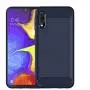 Muokctm Samsung Galaxy A10E Case, with Tempered Glass Screen Protector, Slim Soft TPU Protective Rubber Bumper Case Cover for Samsung Galaxy A10E Phone (Blue)
