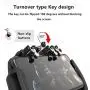 [The Latest Version] Mobile Game Controller 4 Trigger with 4000mAh Power Bank Cooling Fan for PUBG/Call of Duty/Fotnite [6 Finger Operation] L1R1 L2R2 Gamepad Trigger for 4.7-6.5&quot iOS Android Phone