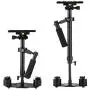 Sutefoto Portable S-60 Max Hight 0.6 Meter Handheld Stabilizer Pro Version for Camera Video DV DSLR - Weight Bearing Capability 0.2-3.5 Kilogram (7 Pound)