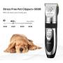 OMORC Dog Clippers, Low Noise Dog Grooming Kit Rechargeable Cordless Dog Shaver Pet Clippers Professional Dog Hair Trimmer with 4 Comb Guides Scissors Nail Kits for Dogs Cats and Other Animals