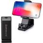 unitron world Cell Phone Stand Phone Holder for Desk Airplane Flight Adjustable Portable Phone Stand for Bed Compatible with iPhone 11 Pro X XS MAX XR 8 7 6 Android Phone Pixel Samsung Galaxy Note