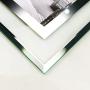 Schliersee 5x7 Glass Picture Frames Desktop Display Multi Mirror Edge Bulk Photo Frame Set, 6 Pack