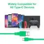 Charger Compatible with Nintendo Switch, Charging Cable Compatible with Nintendo Switch, Charger Cable Compatible with Nintendo Switch Pro Controllers - Green (4.92ft) Charger Compatible with Nintendo Switch, Charging Cable Compatible with Nintendo Switch, Charger Cable Compatible with Nintendo Switch Pro Controllers - Green (4.92ft)
