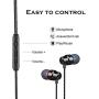 Earbuds Headphones Stereo in-Ear Earbuds with Microphone Mic and Volume Control Noise Isolating Wired Ear Buds Compatible Android Phone Tablet Laptop 3.5mm Devices Earphones