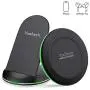 Yootech Wireless Charger, [2 Pack] Qi-Certified 10W Max Wireless Charging Pad Stand Bundle,Compatible with iPhone SE 2020/11/11Pro/11Pro Max/XR,Galaxy S20/Note 10/S10, AirPods Pro(No AC Adapter)