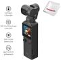 FIMI Palm XIAOMI 3 Axis Gimbal Stabilizer with 4K Smart Camera, 128° Ultra Wide Angle Lens, 120g, Wi-Fi & Bluetooth Connection, Built-in Microphone and External MIC Supported