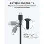 AUKEY USB C to USB C Cable 2-Pack, 60W Fast Charging Cable, 6.6ft Durable Braided Nylon USB Type-C Cable Compatible with Samsung Galaxy S20 Ultra/S20+/Note10+, Google Pixel 2/3/4, iPad Pro, and More AUKEY USB C to USB C Cable 2-Pack, 60W Fast Charging Cable, 6.6ft Durable Braided Nylon USB Type-C Cable Compatible with Samsung Galaxy S20 Ultra/S20+/Note10+, Google Pixel 2/3/4, iPad Pro, and More