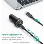 Verolink USB C PD Car Charger [2 PACK], Universal Fast Car Charger Adapter 27W with Dual Ports (Power Delivery&Quick Charge 3.0)for iPhone 11 Pro/XR, OnePlus 6/7, Samsung S10/S9/S8, Pixel 2/3 XL, iPad