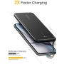 Luxtude Portable Charger for iPhone, Apple Certified Power Bank, 10000mAh Slim Battery Pack Built in Lightning Cable, Fast Charging Portable Phone Charger for iPhone 11/XS/XR/X/8/7/6, iPad and More