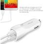 iRAG Car Charger 3.1 AMP 2-Port USB Adapter Compatible for iPhone 11(Pro,Max) XS XR X 8 8 Plus 7 6 6S Samsung Galaxy S10 Plus S10E S9 S8 S7 Note 10 9 8 Moto LG