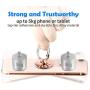 Phone Ring Holder Stand, 2 in 1 Universal Air Vent Car Phone Mount and Phone Finger Grip Ring with Strong Sticky Gel Pad Compatible with iPhone X/8/7/6s/Plus, Galaxy S9/S8/S7 (Rose Gold)