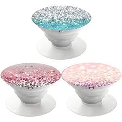 Not Glitter Images Printing/Phone Stand Compatible with All Smartphone and Tablet （ 3 Pack ） - Marble