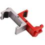 Ulanzi ST-02S Aluminum Phone Tripod Mount w Cold Shoe Mount, Support Vertical and Horizontal, Universal Metal Adjustable Clamp for iPhone Xs Xs Max X 8 7 Plus Samsung Huawei Android Smartphones-Red