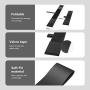KIWI design Headband Head Strap for Oculus Quest/Oculus Rift Virtual Reality VR Headset Accessories, Comfortable PU Leather & Reduce Head Pressure (Black)