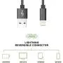 RoFI Compatible Phone Cable, [2Pack] 0.6M Nylon Braided Fast Charging USB Cord Replcement for Phone X 8 8 Plus 7 7 Plus 6s 6s Plus 6 6 Plus 5 5S 5C SE Pad Air Mini and More (2 Pack Grey, 2 FT)
