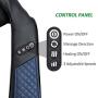 EAshuhe Neck and Shoulder Massager with Heat - Shiatsu Back Massage Pillow with 3D Deep Tissue Kneading for Foot, Legs, Body Muscle Pain Relief - Use at Home, Office & Car