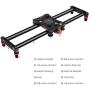 Zecti Camera Slider, Adjustable Carbon Fiber Camera Dolly Track Slider Video Stabilizer Rail for Camera DSLR Video Movie Photography Camcorder Stabili (15.7” Carbon Fiber Camera Slider Dolly Track)