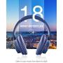 Mpow H7 Bluetooth Headphones Over Ear, Comfortable Wireless Headphones, Rechargeable HiFi Stereo Headset, w/Wired Mode, CVC6.0 Microphone for Cellphone Online Class, Home Office, PC