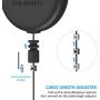 [Pro Version] KIWI design VR Cable Management, 6 Packs Retractable Ceiling Pulley System for HTC Vive/HTC Vive Pro/Oculus Rift S/PS VR/Microsoft MR/Samsung Odyssey VR Accessories (Black)