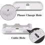 Wall Outlet Charging Shelf Power Perch Charging Station for Ipad Tablet,Cell Phone Stand Holder Wall Outlet Charging Tray