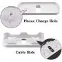 Wall Outlet Charging Shelf Power Perch Charging Station for Ipad Tablet,Cell Phone Stand Holder Wall Outlet Charging Tray