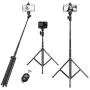 Selfie Stick Tripod,52" Portable Extendable Tripod Stand with Bluetooth Remote & Phone Mount Compatible with iPhone 7/8/x xs /11 /Samsung Galaxy S10 S9/Huawei/Google/Xiaomi/More Cellphone Selfie Stick Tripod,52" Portable Extendable Tripod Stand with Bluetooth Remote & Phone Mount Compatible with iPhone 7/8/x xs /11 /Samsung Galaxy S10 S9/Huawei/Google/Xiaomi/More Cellphone