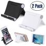 Cell Phone Stand Multi-Angle,【2 Pack】 Tablet Stand Universal Smartphones for Holder Tablets(6-11"), e-Reader, Compatible Phone XS/XR/8/8 Plus/7/7 Plus, Galaxy S8/S7/Note 8, Air, Mini, Pixel 2